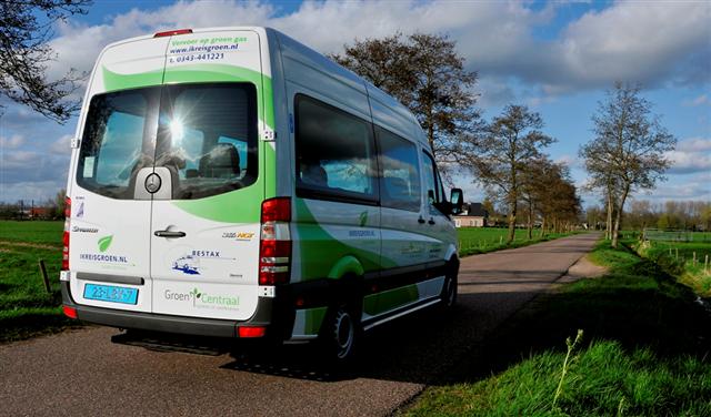 Besseling, taxibus, groen gas