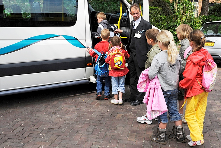 leerlingenvervoer, schoolvervoer, taxi, taxibus