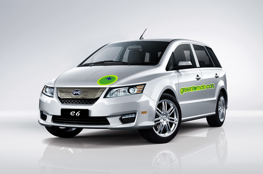 Green Tomato Car, BYD, elektrische taxi, E6