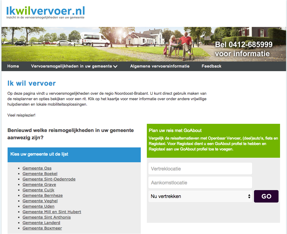 www.ikwilvervoer.nl, website, overzicht, vervoer, vrijwilligers