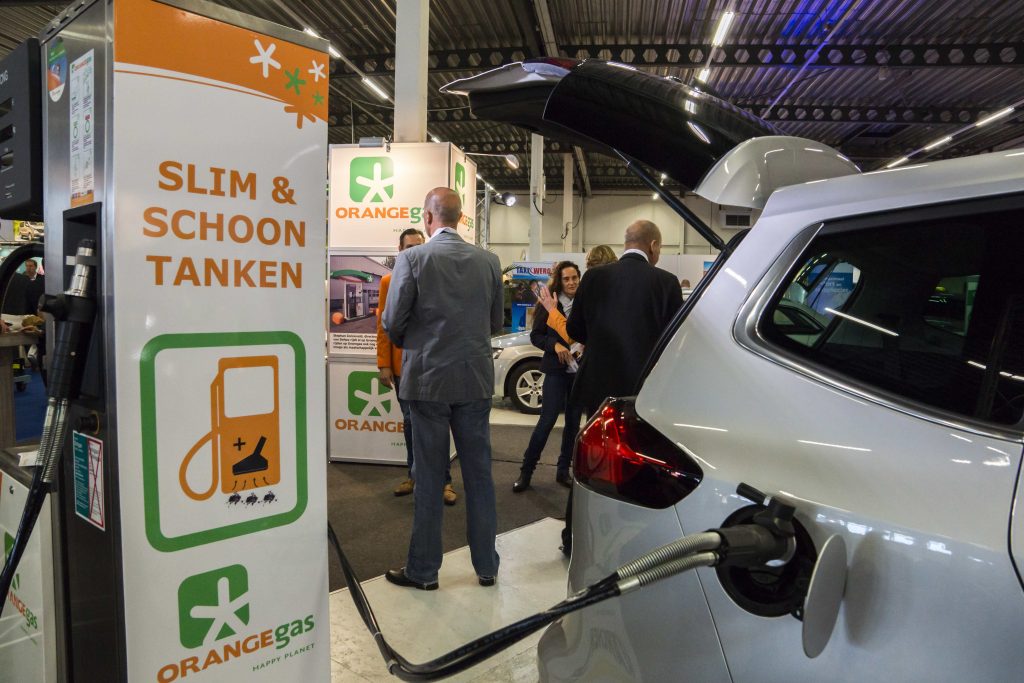 orange gas, taxi expo 2015