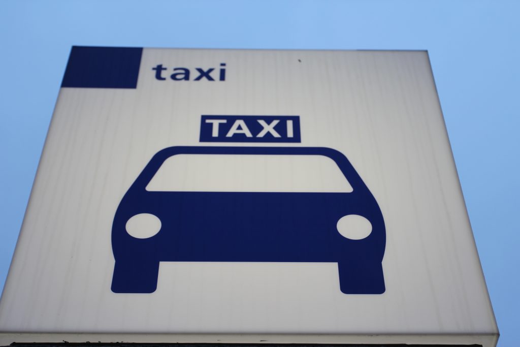 Standplaats taxibord