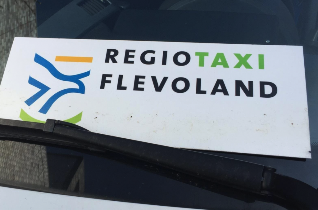 Bordje Regiotaxi Flevoland