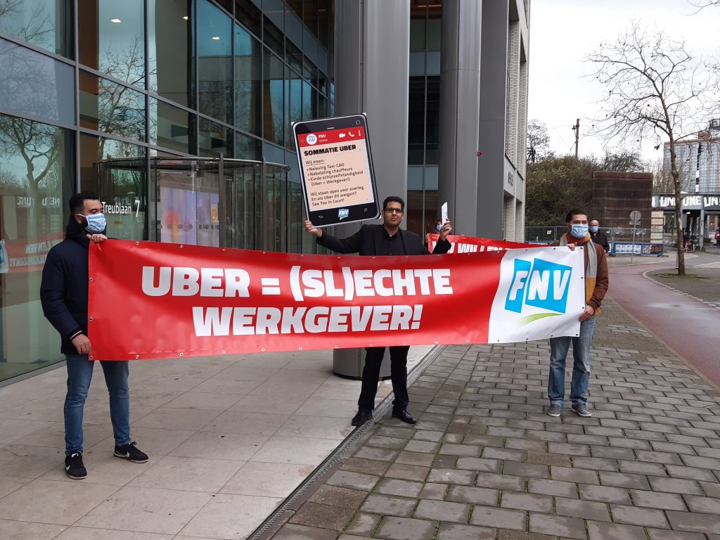 FNV sommeert Uber