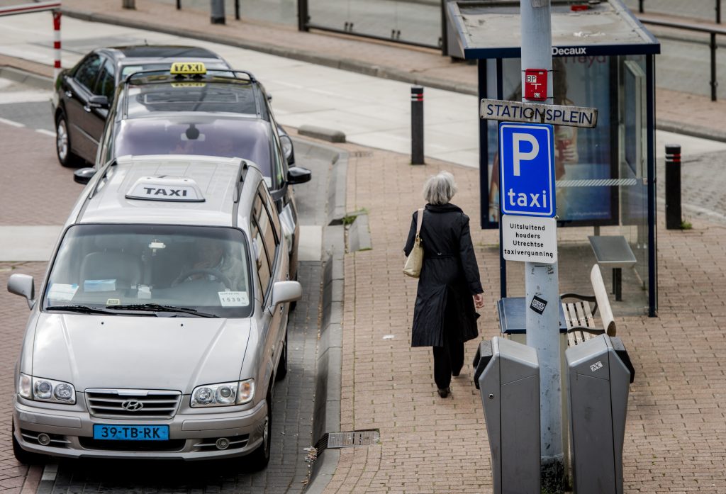 Taxistandplaats in Utrecht