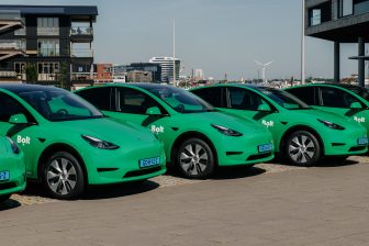 De nieuwe elektrische taxivloot van Bolt